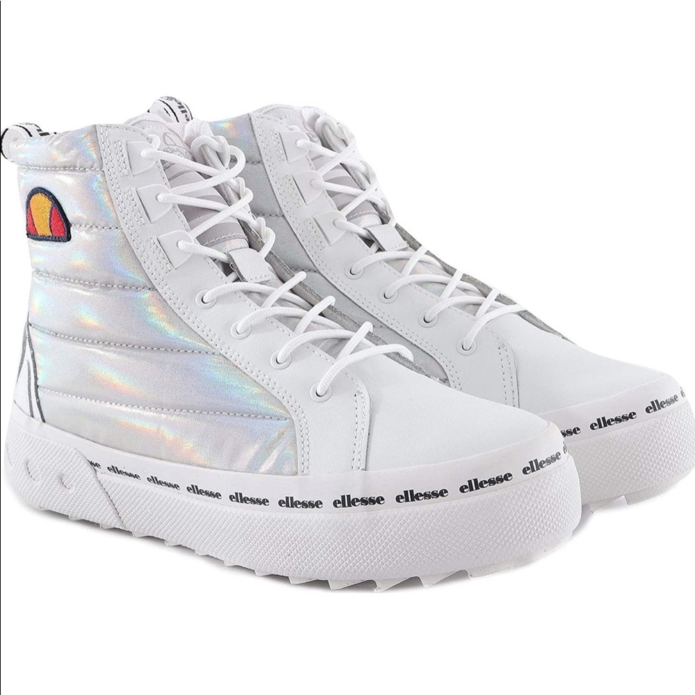 🌈Ellesse🌈 iridescent high boots 🌈